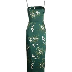 Reformation Frankie silk dress